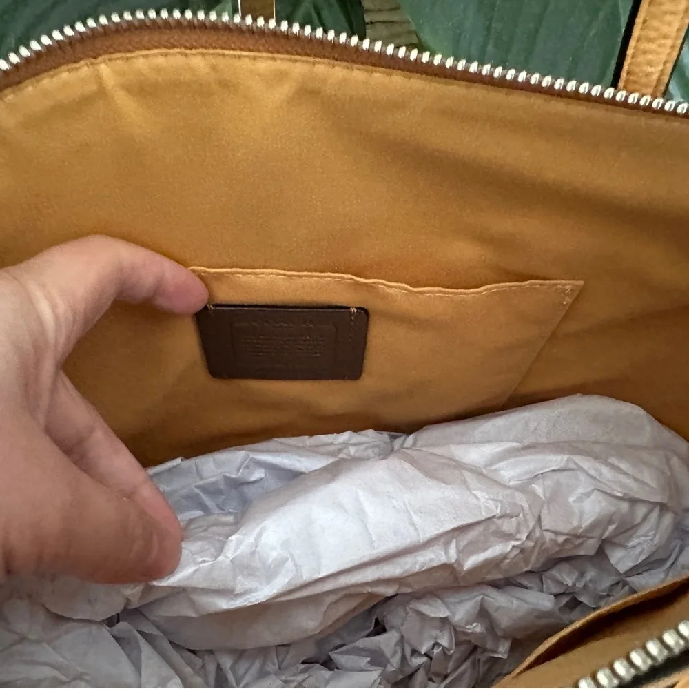 Coach Yellow Tote Bag - Picture 12 of 15